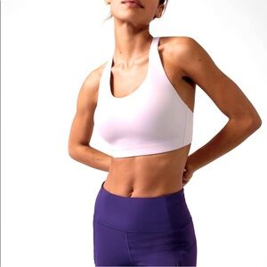 Athleta Advance High Impact Sports Bra Lavender Size 32D EUC